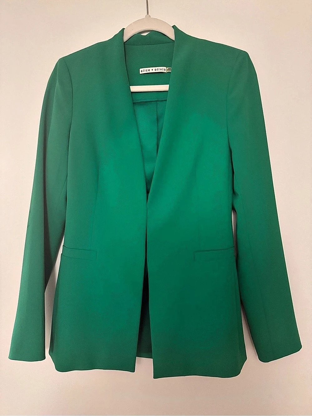 alice + olivia Green Blazer